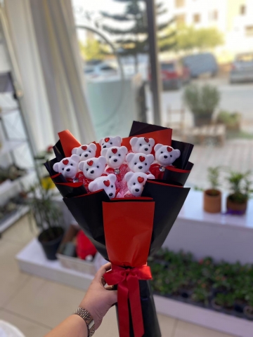 ROMANTİK AYICIK BUKETİ